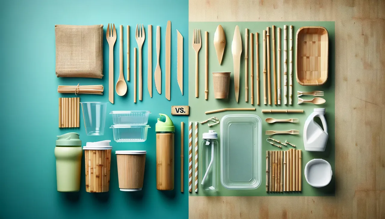 Comparison of Eco-Friendly Bamboo and Plastic Products