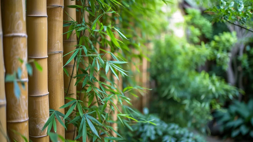 Bamboo as noise barrier