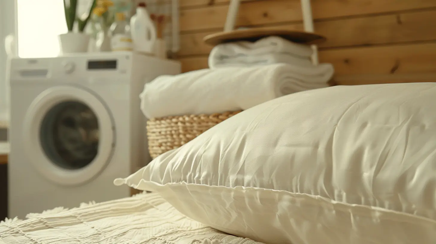 Bamboo pillow with cover