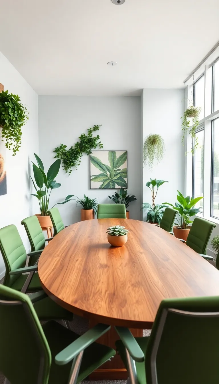Green Conference Room Design