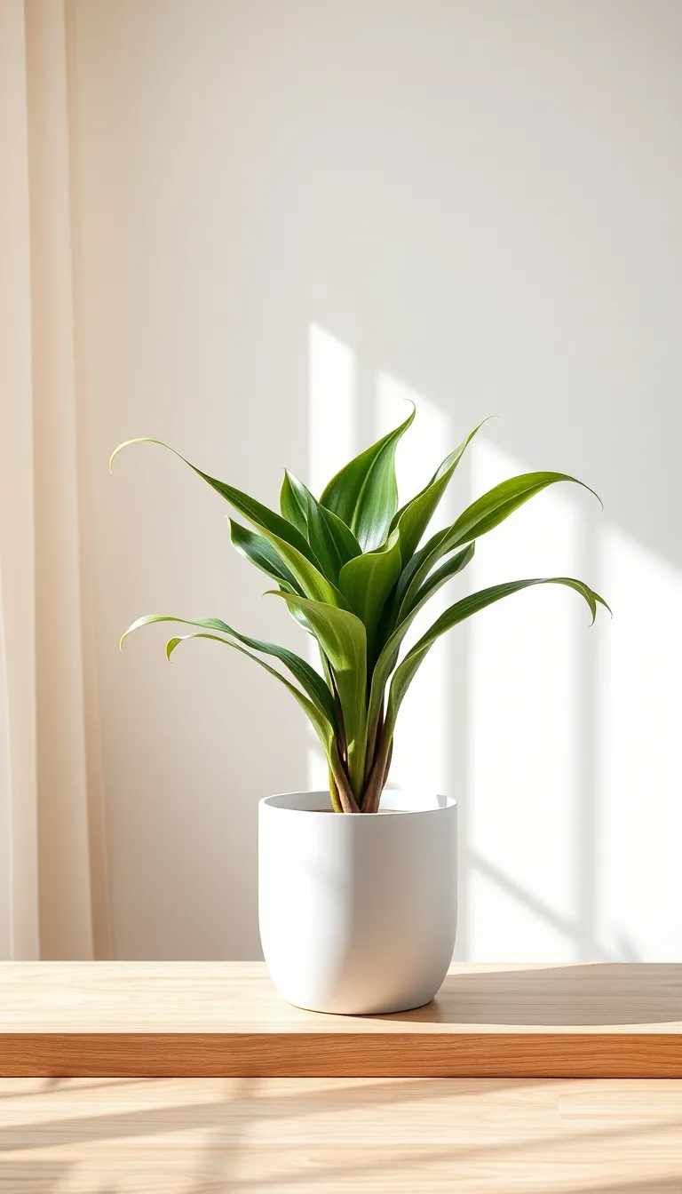 Dracaena Sanderiana as a Highlight