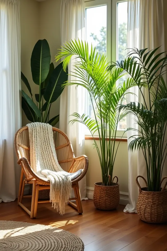 Crafting a Jungle Boho Vibe with Bamboo Elements