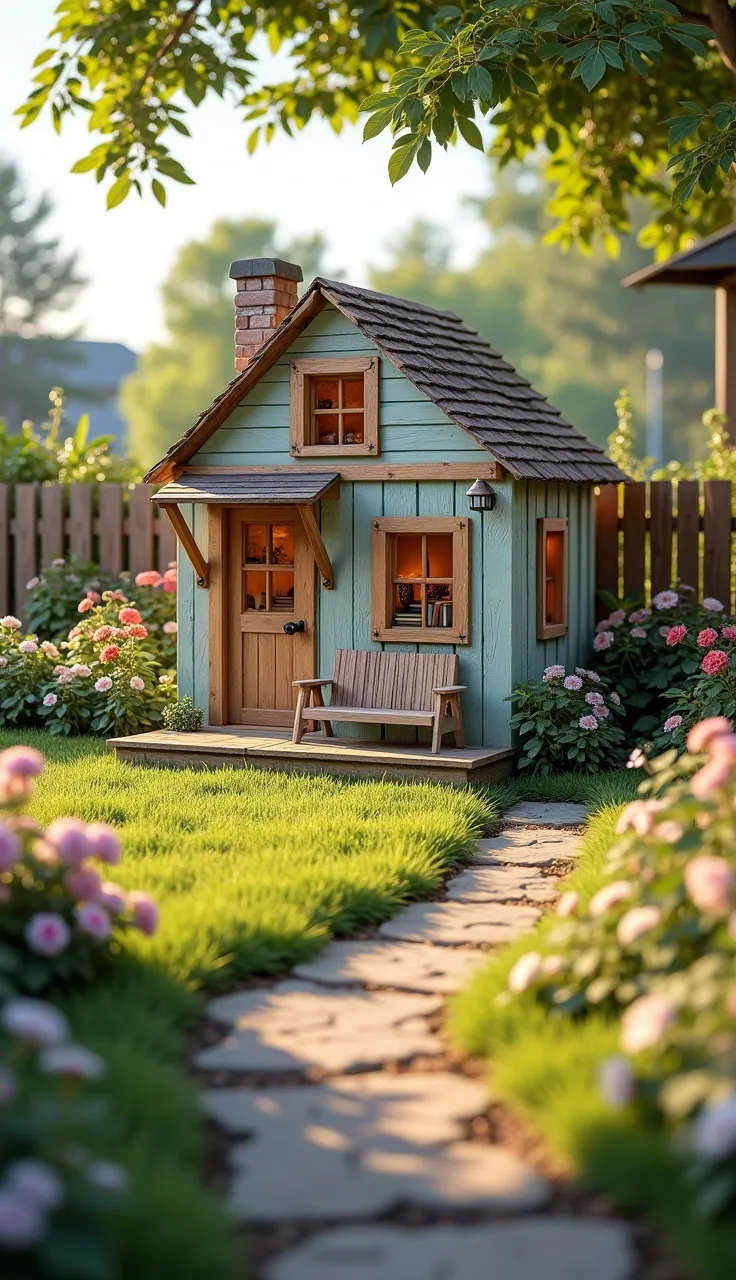 Crafting a Small Backyard Playhouse Oasis