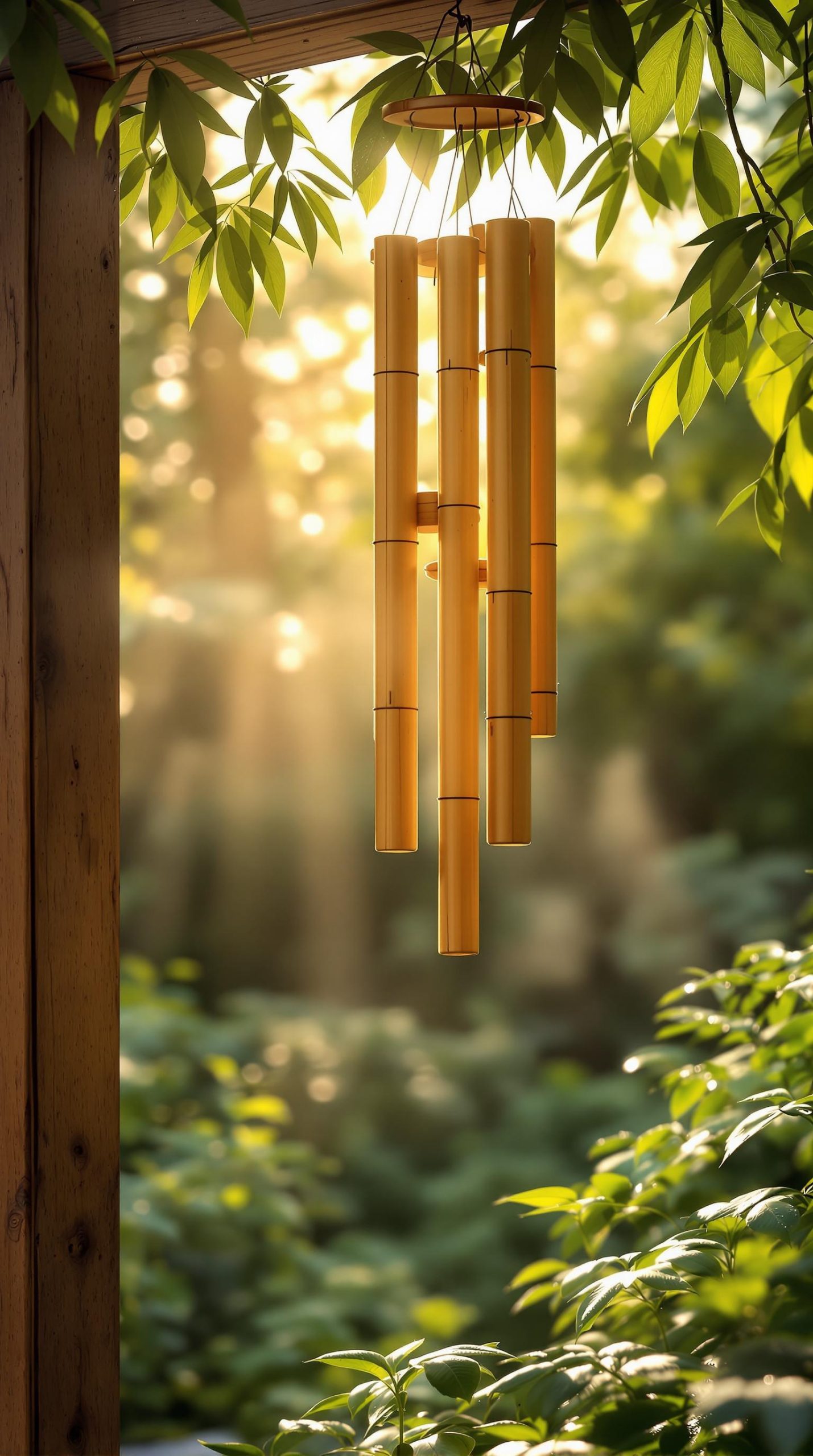 Eco-Friendly Bamboo Wind Chimes for Tranquil Tunes