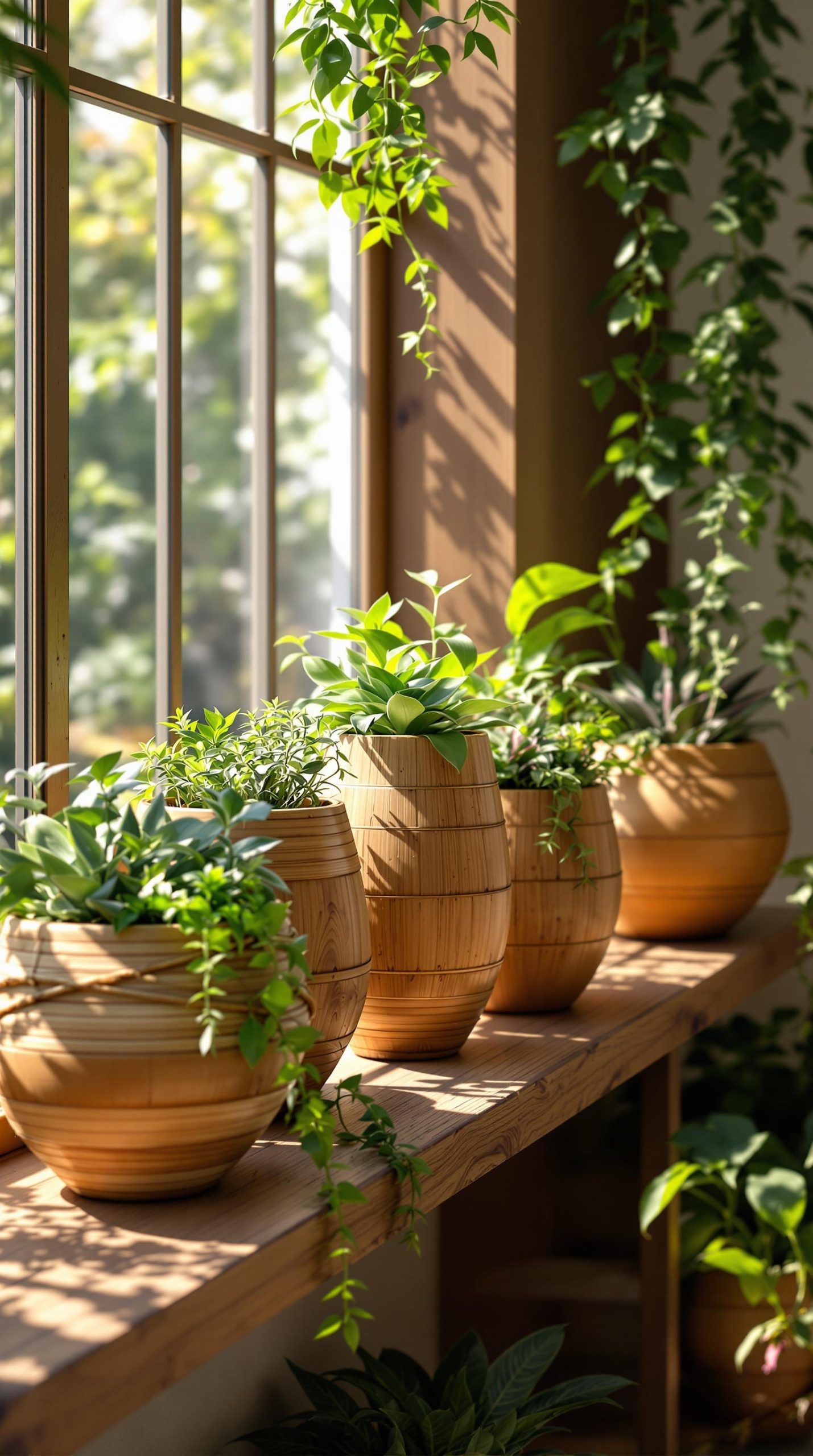 Creative Bamboo Planters for Stylish Homes