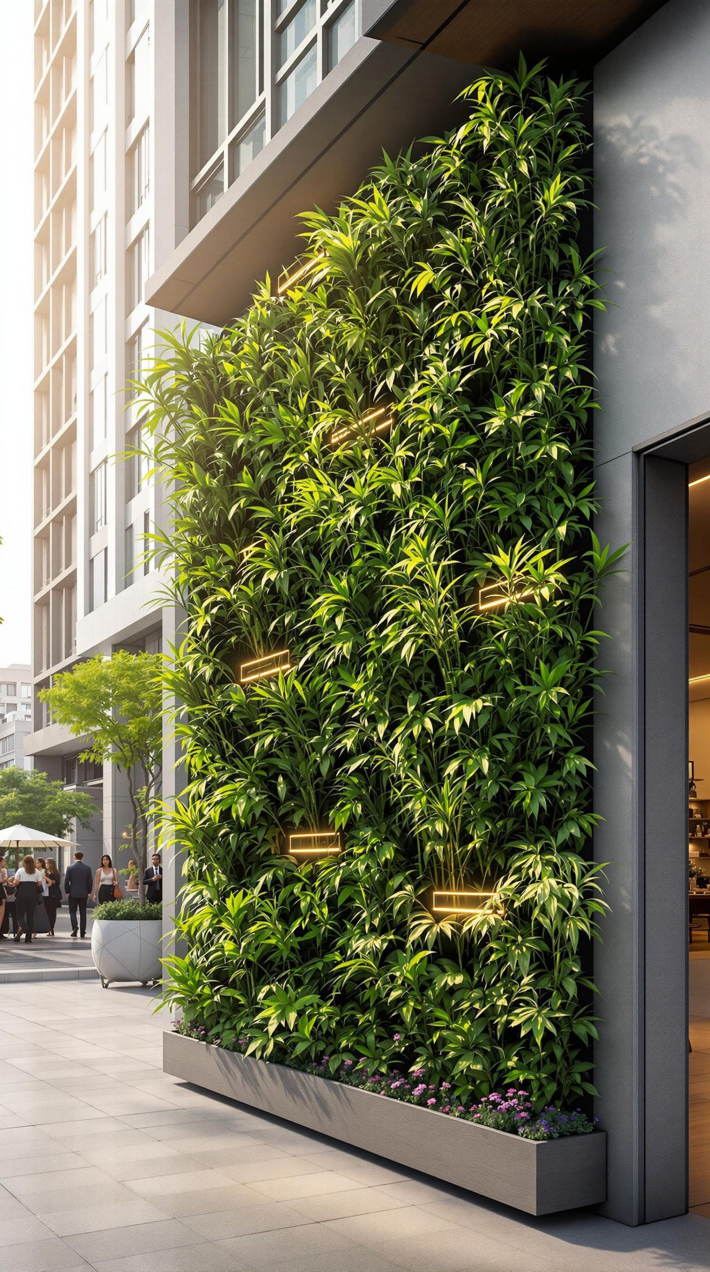Bamboo Vertical Gardens for Urban Dwelling
