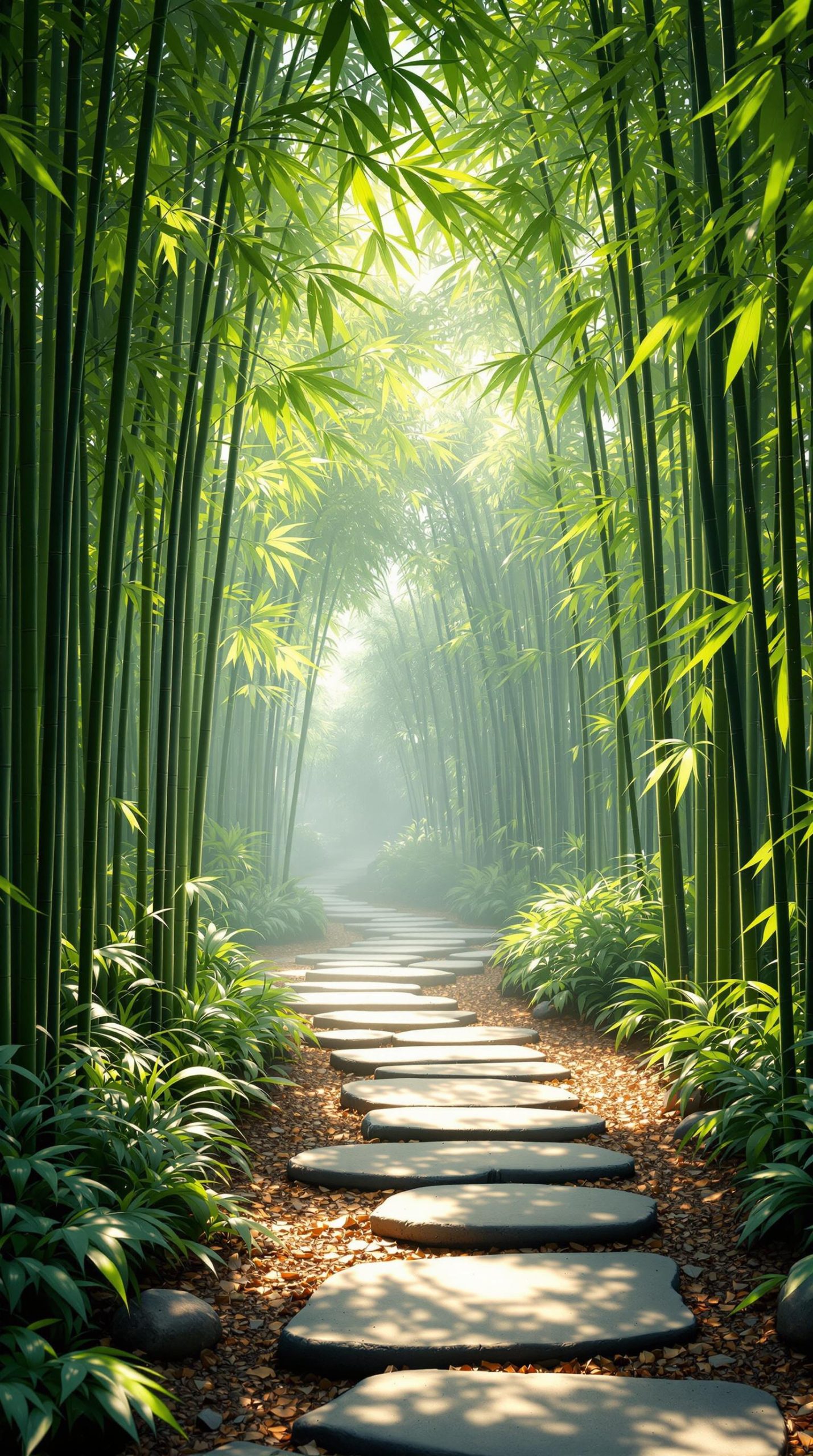 Inviting Bamboo Garden Pathways