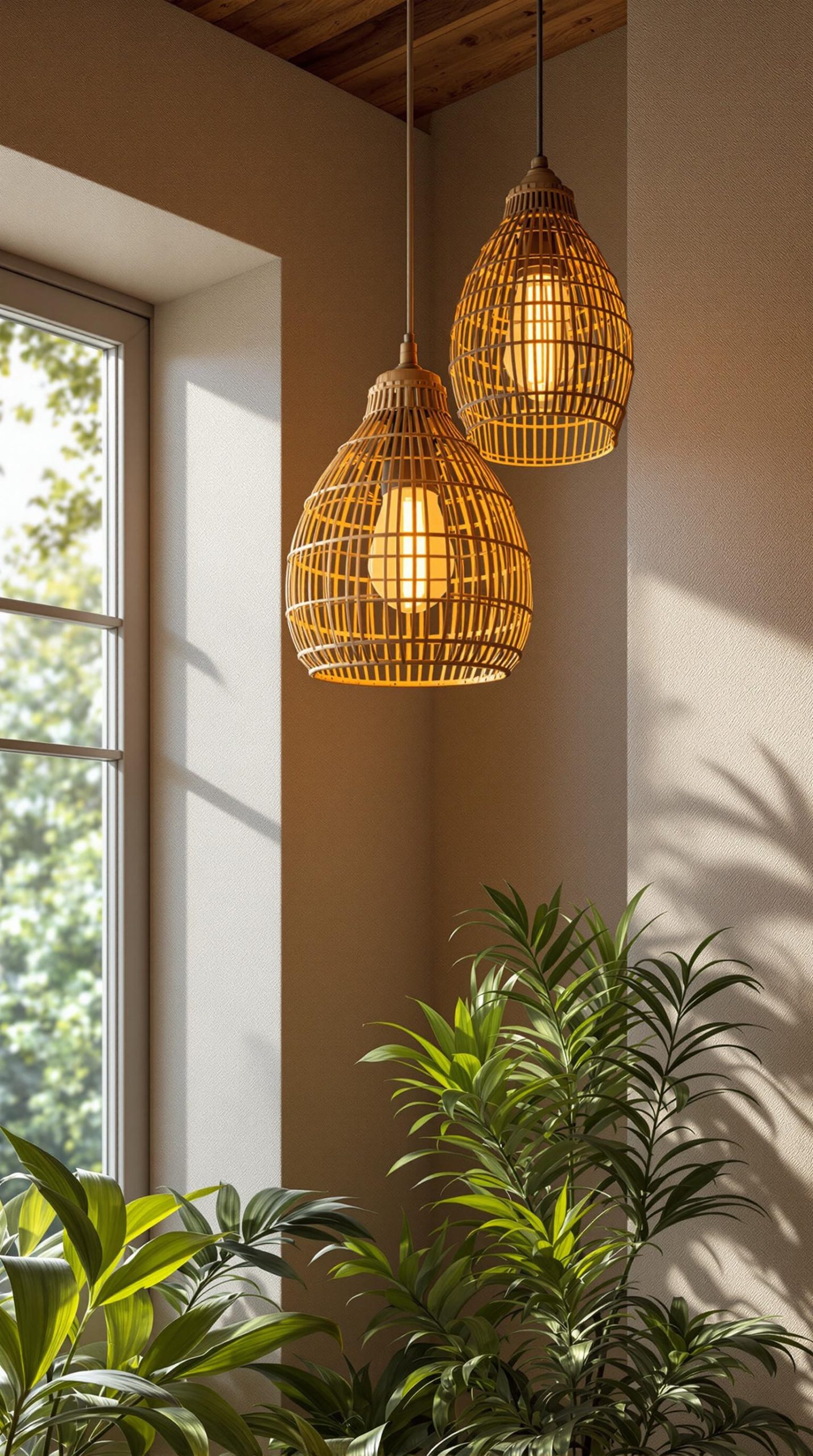 Combining Rattan and Bamboo for Lighting Designs