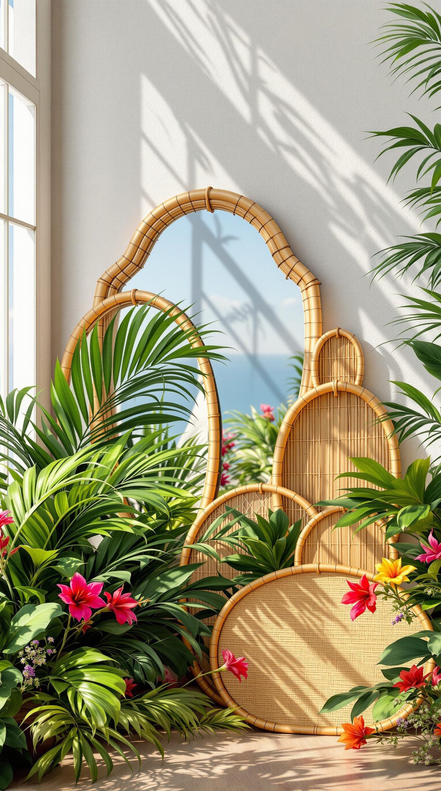 Crafting Bamboo Mirrors with a Tropical Twist