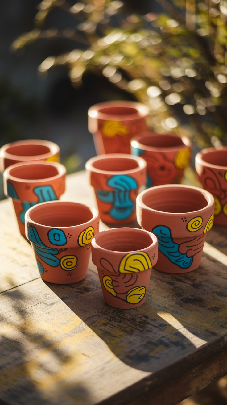Paint Your Pots with Whimsical Designs