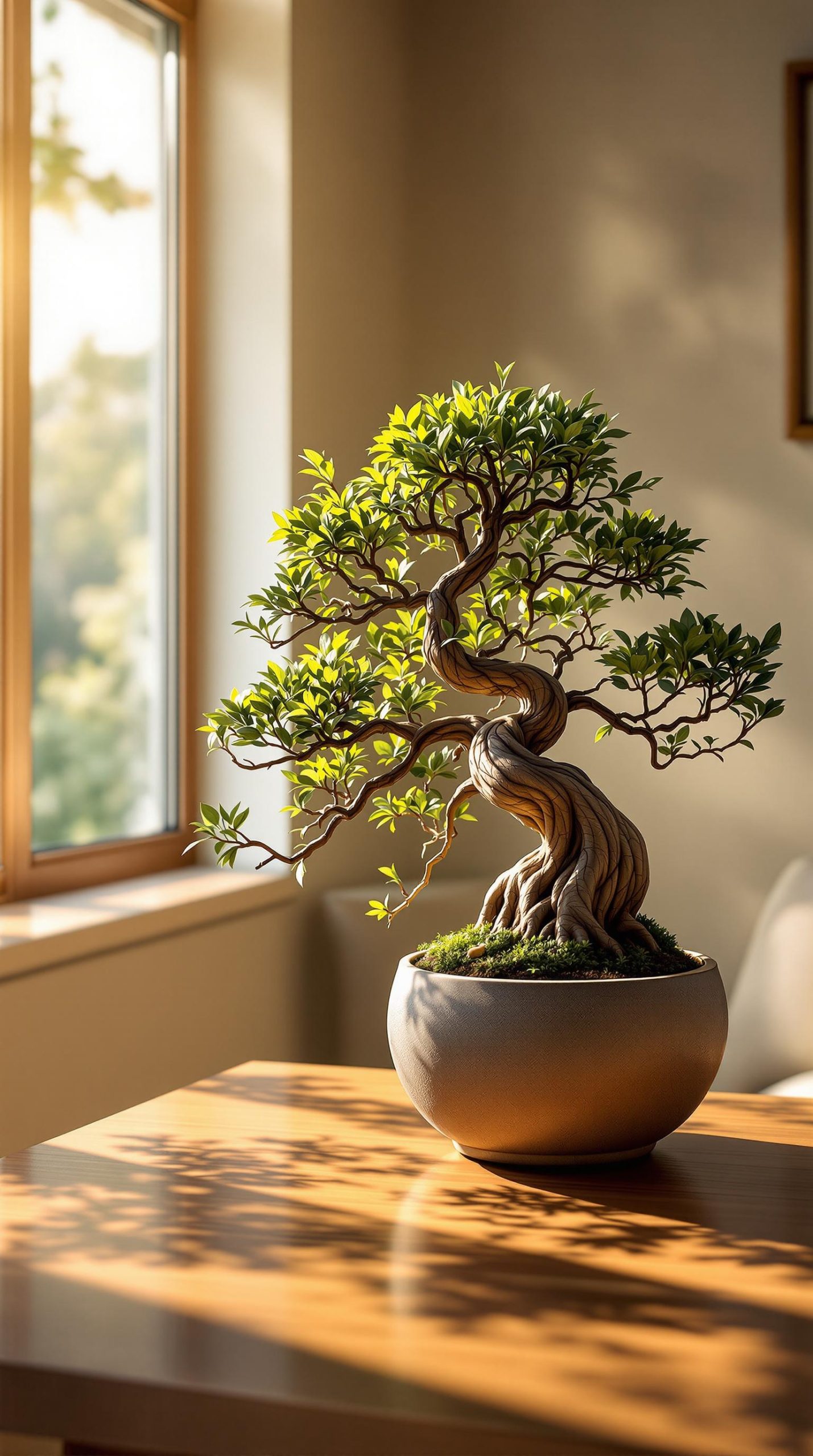 Sculptural Insights: Beautifying with Indoor Bonsai