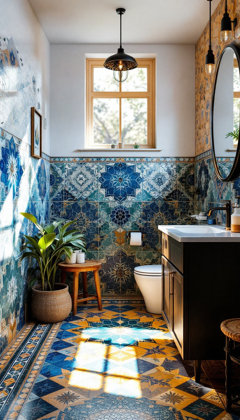 Mosaic Tile Marvels: Crafting Boho Masterpieces