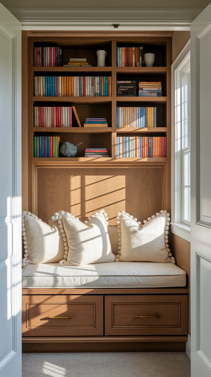 Book Nook Beauties in Converted Closets