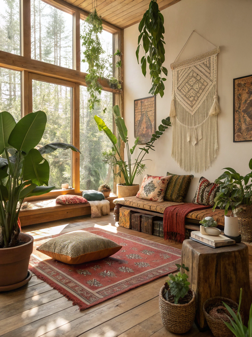 House Vibes with a Bohemian Touch