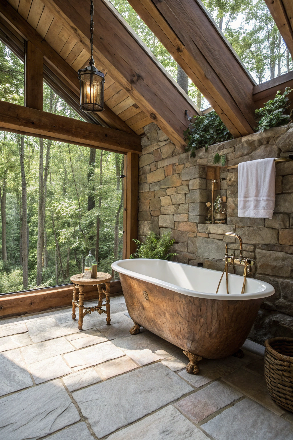 Rustic Elegance in Bathroom Decor