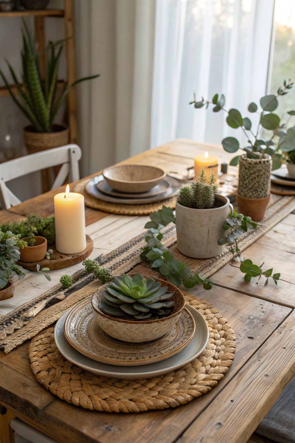 Organic Tablescapes for a Studio Feel