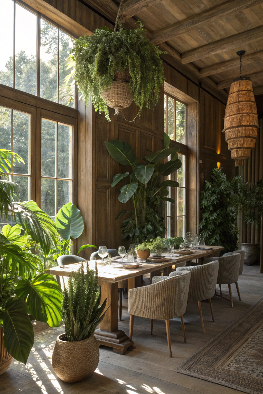 Dining Room Greenery