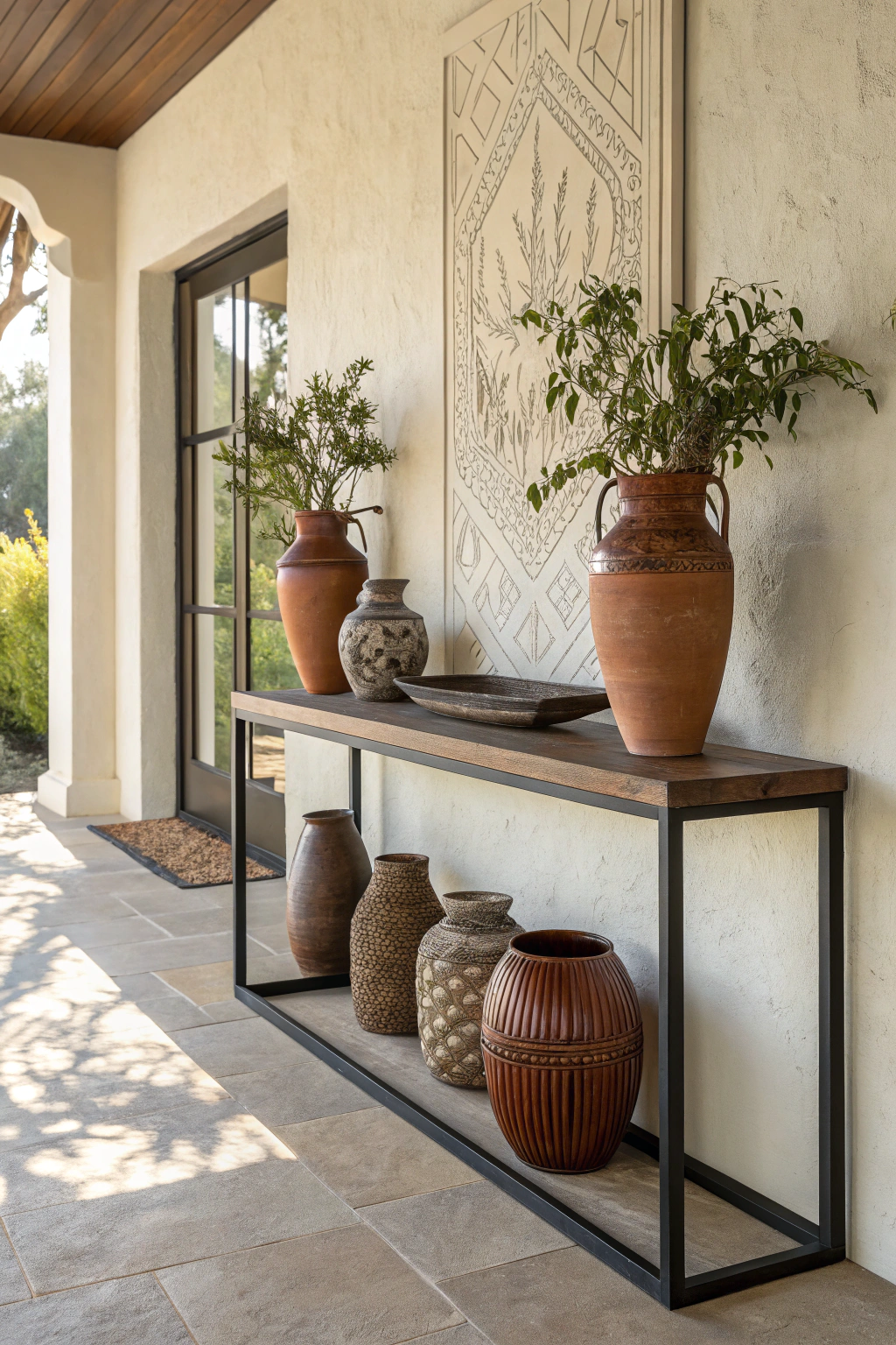 Earthy Modern Touches for Your Welcome Space