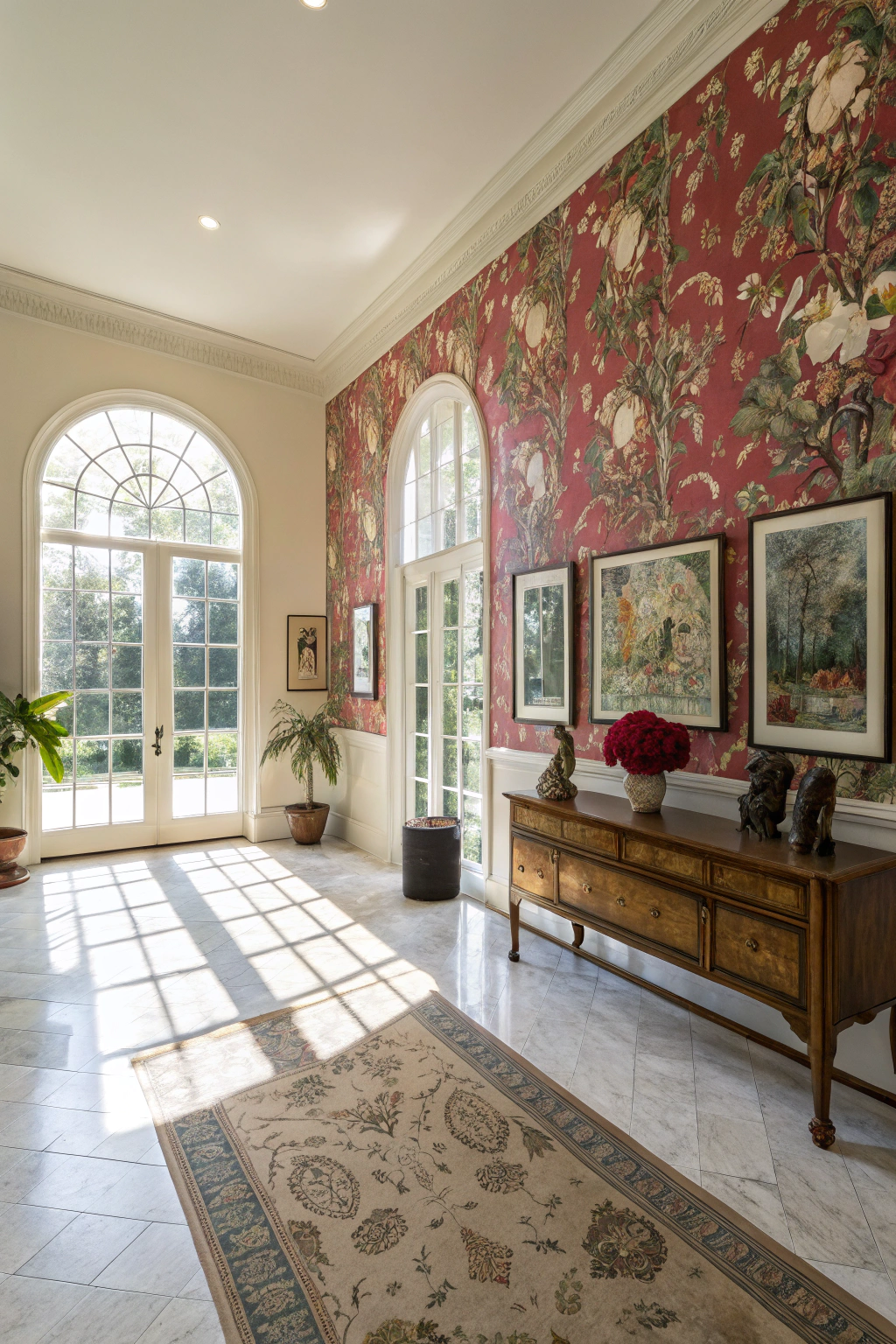 Transforming Large Spaces with Creative Foyer Walls
