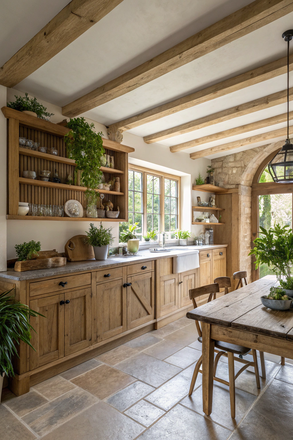 Bringing Warmth with Rustic Wood Accents