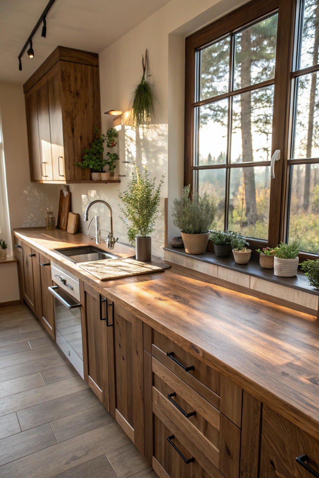 Wooden Countertops: Warmth and Functionality