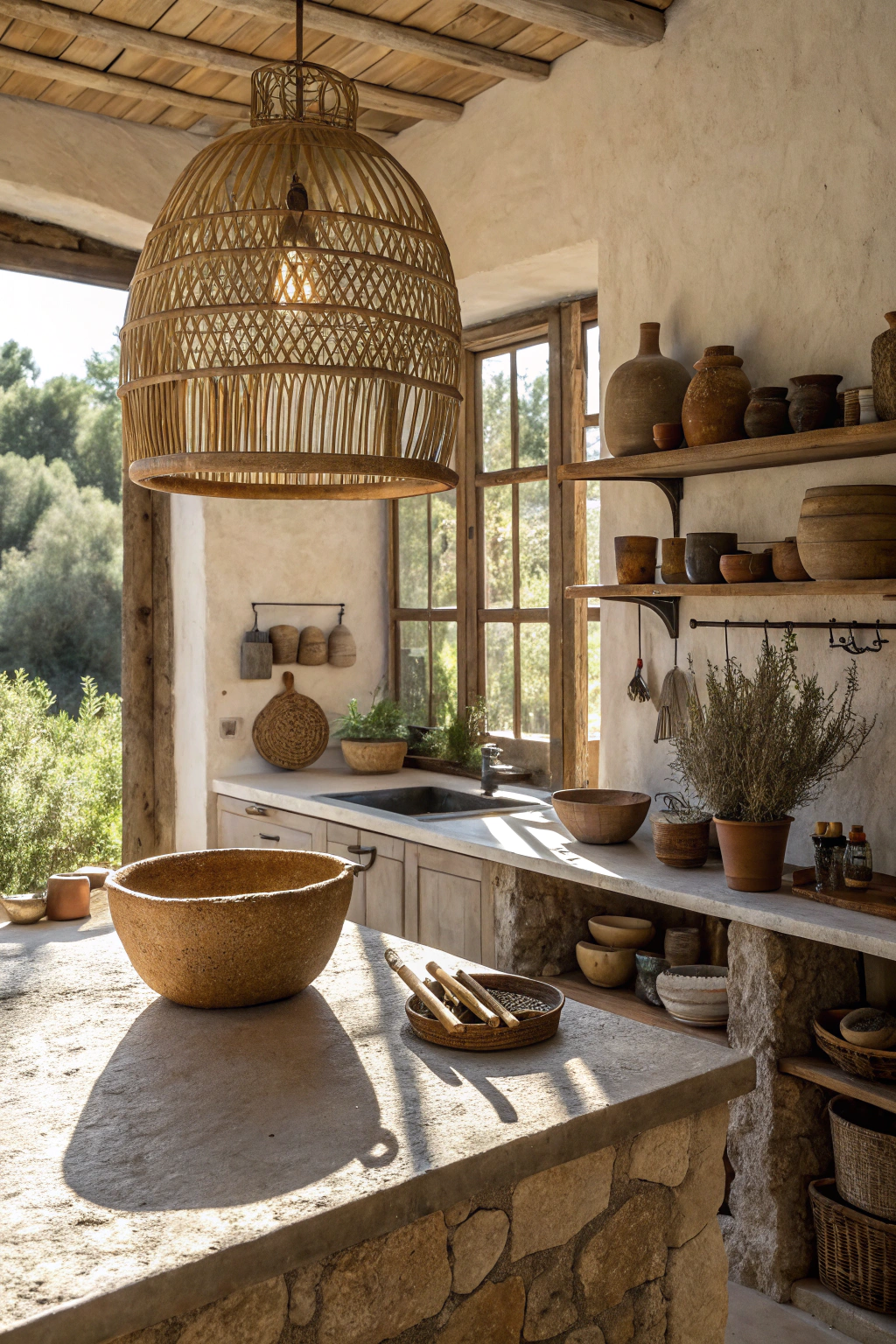 Styling with Earthy Textures for Depth and Character