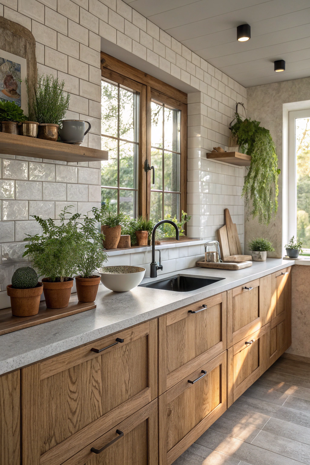 Transforming Rental Kitchens with Organic Materials