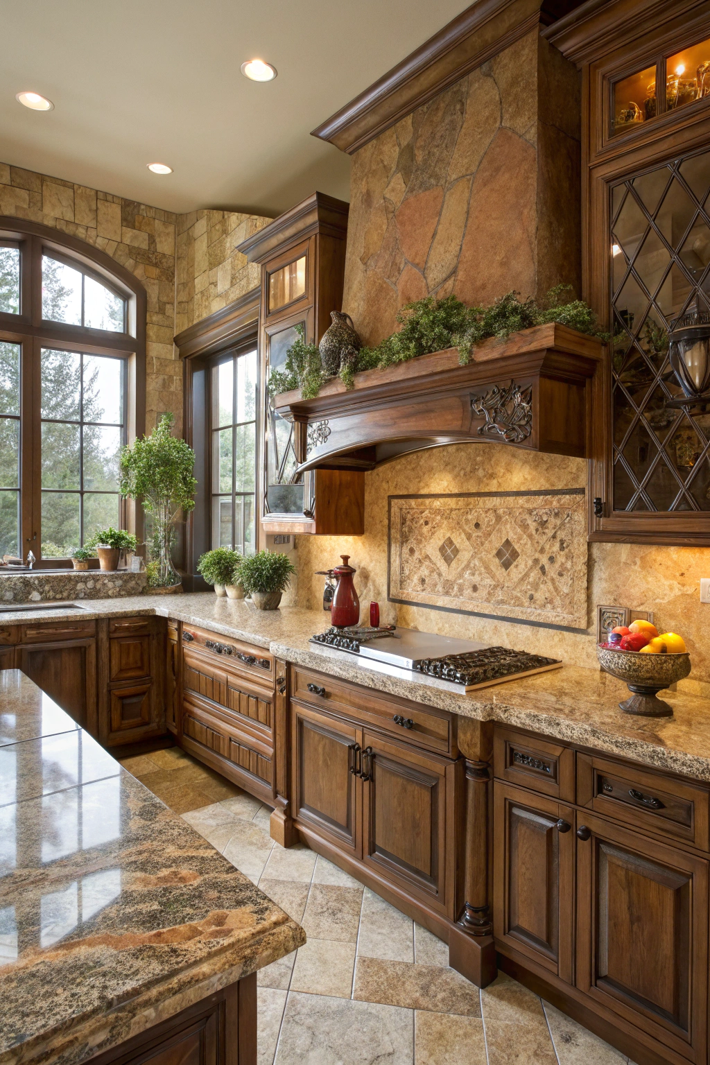 Integrating Granite for an Earthy Touch
