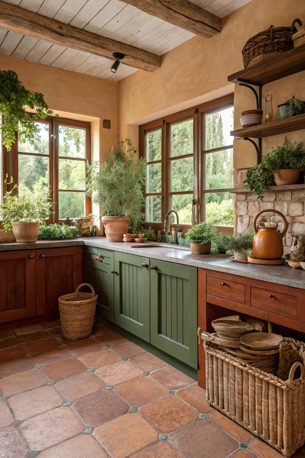 Earthy Warm Kitchen Palette