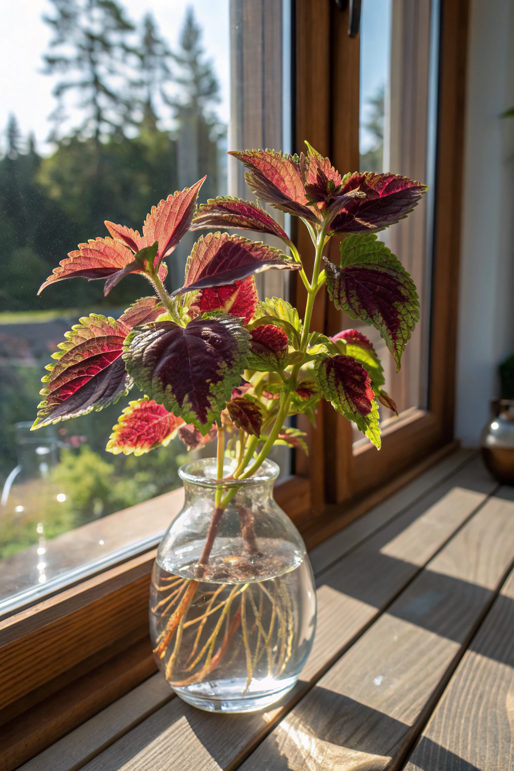 Colorful Coleus: Vibrant Foliage by Your Window