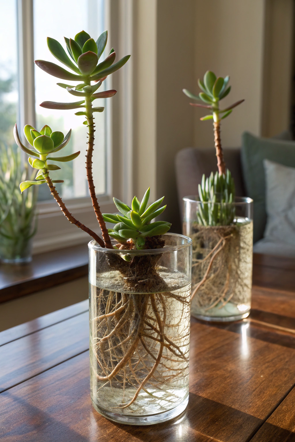 Succulent Stems: Hydroponic Propagation