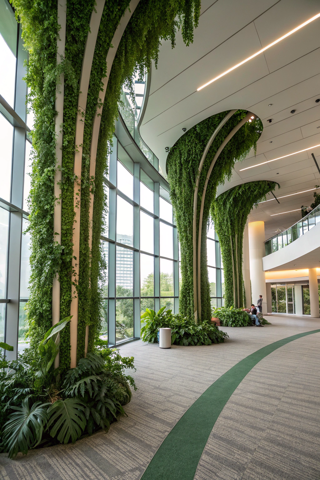 Sculptural Green Facades