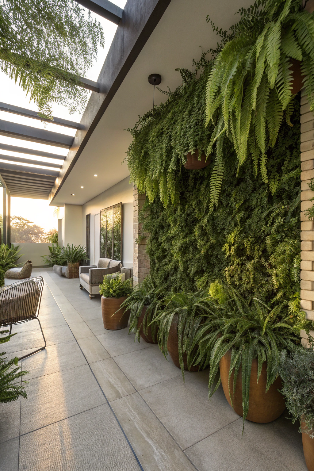 Breezy Patio Greenery