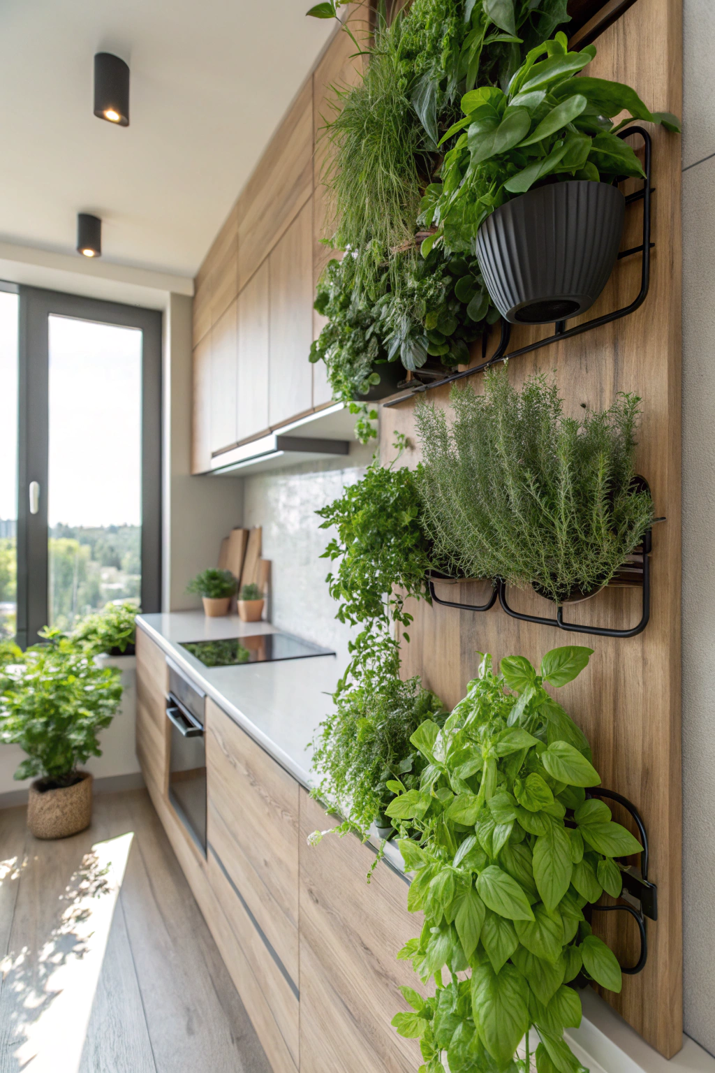 Elevate Your Kitchen with a Herb Wall