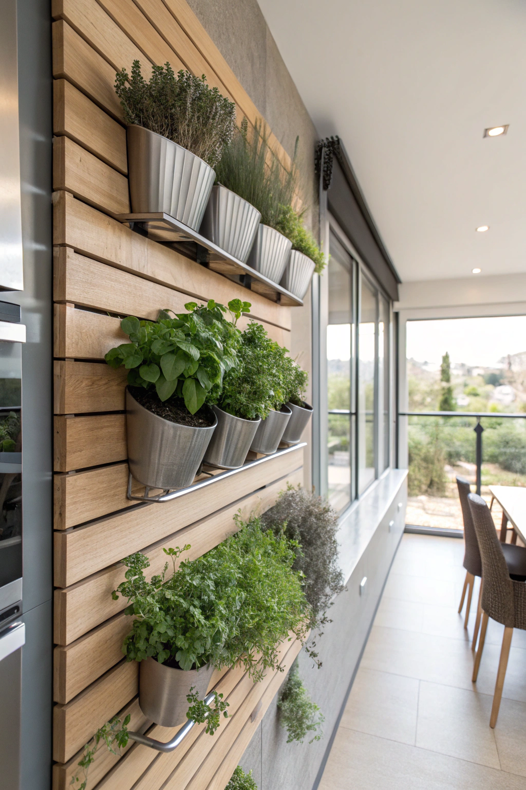 Stylish Vertical Herb Gardens