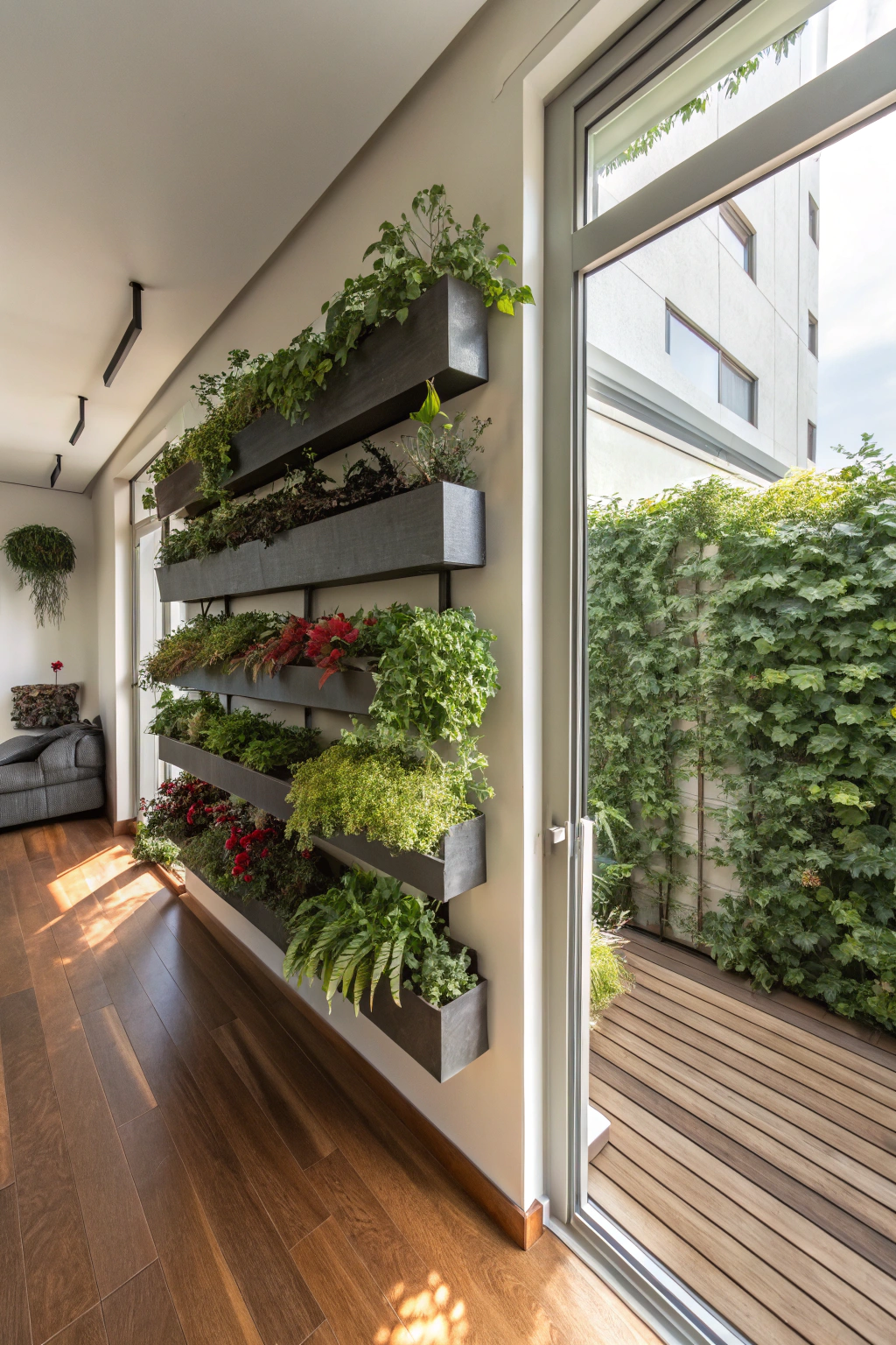 Compact Plant Wall Designs