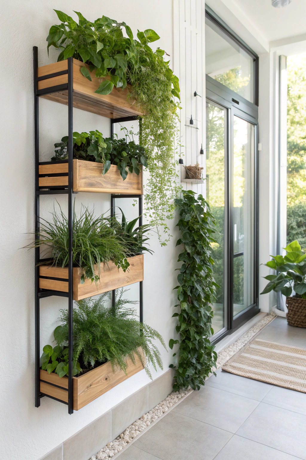 Modern Planter Shelves