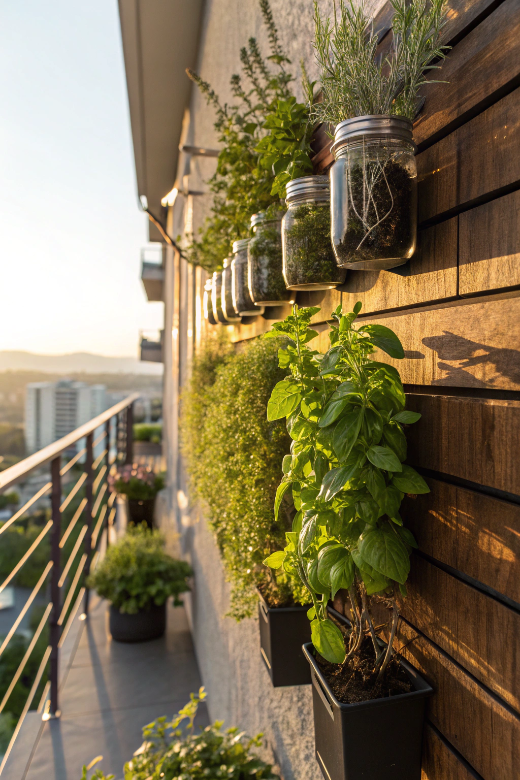 Chic Hanging Herb Gardens