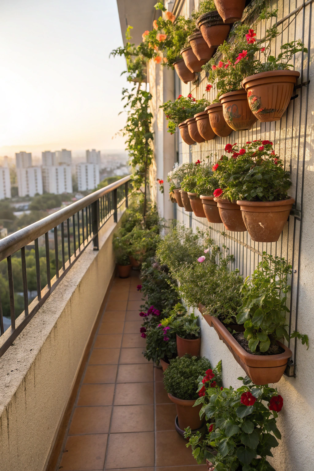 Petite Balcony Pots Delights