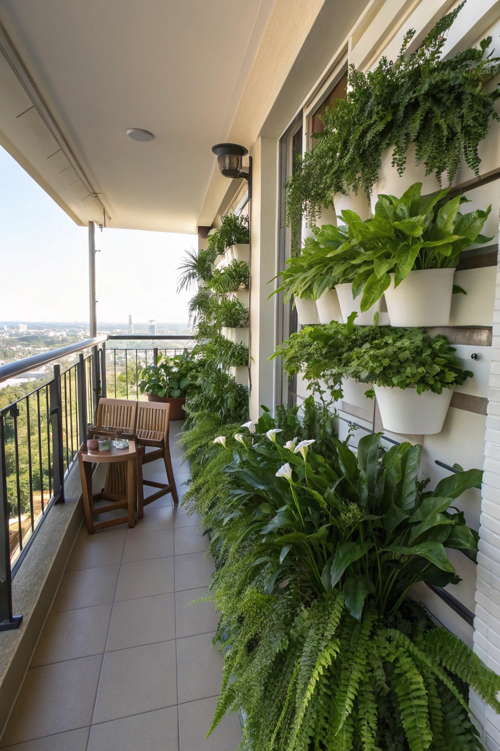 Capture Serenity with Greenery