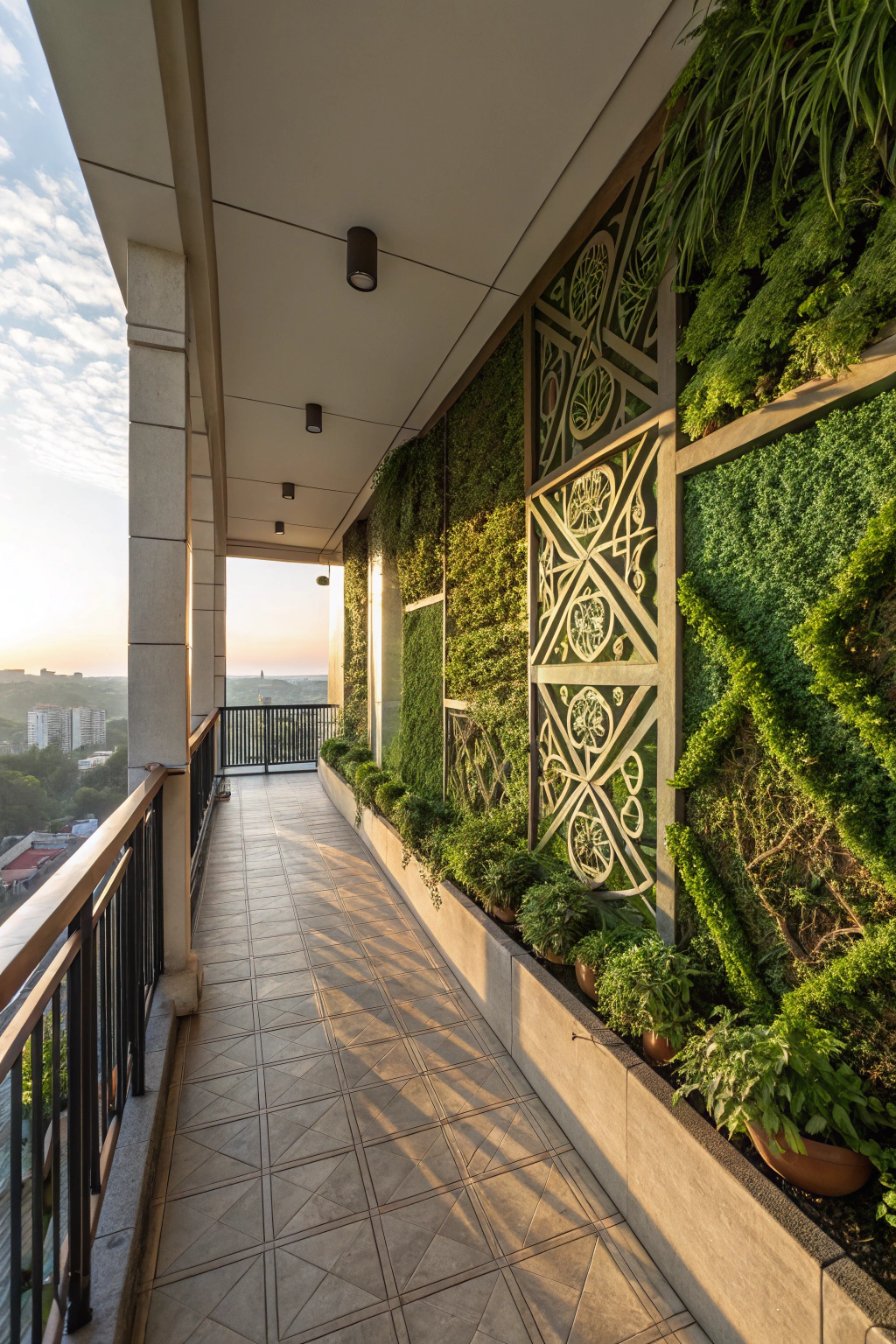 Patterned Green Wall Graphics
