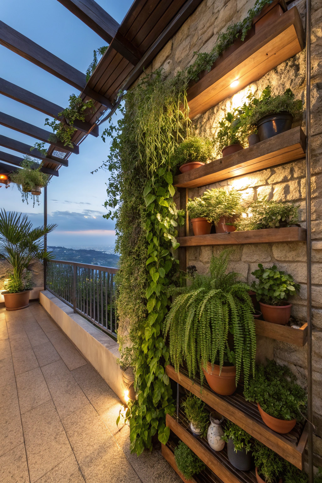 Indoor and Outdoor Plant Harmony