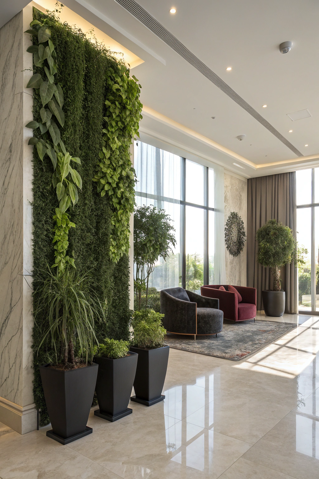 Luxury Interior Design Ideas with Living Plants