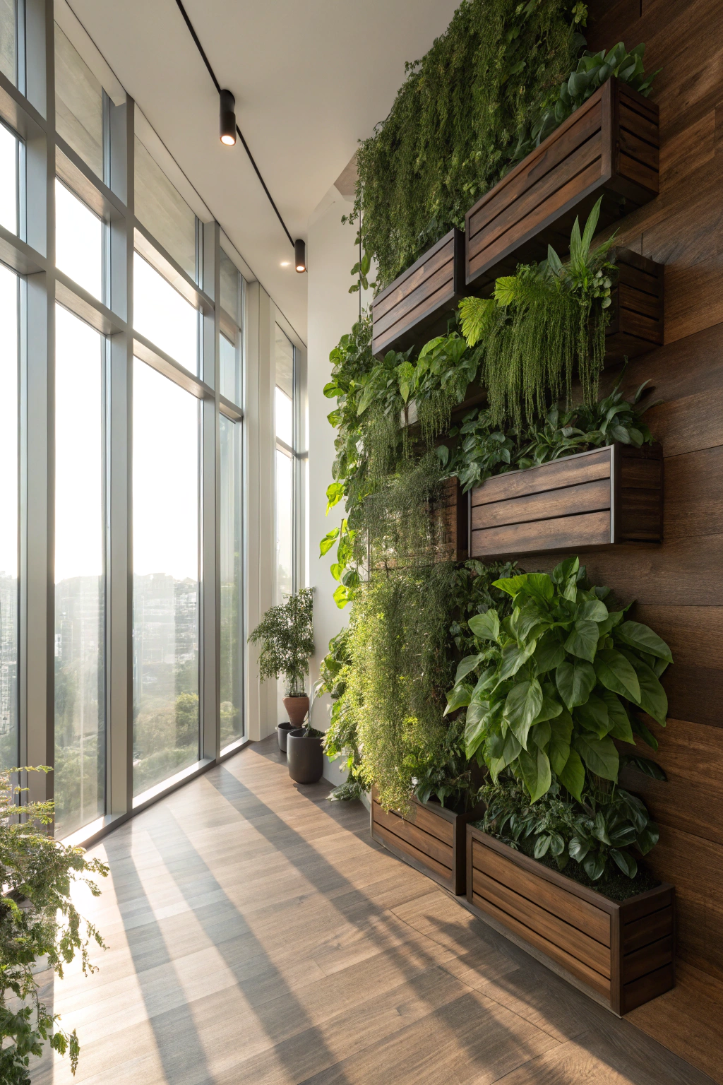 Effortless Indoor Jungle with Vertical Planter Designs