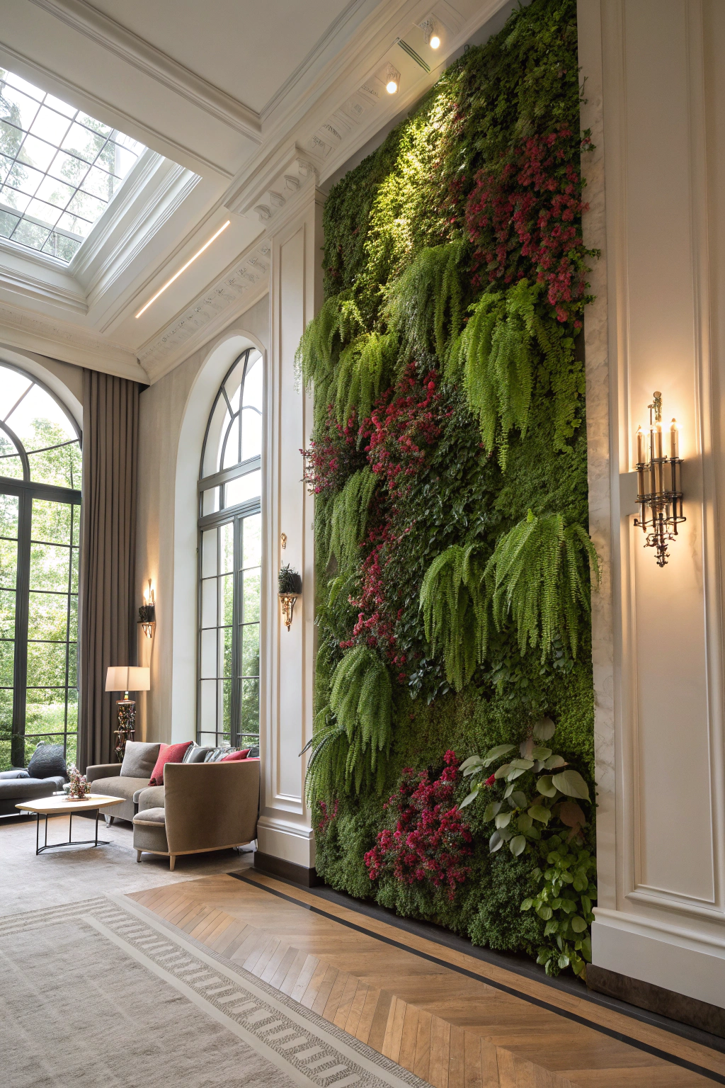 Stylish Focal Points: Greenery as Wall Art