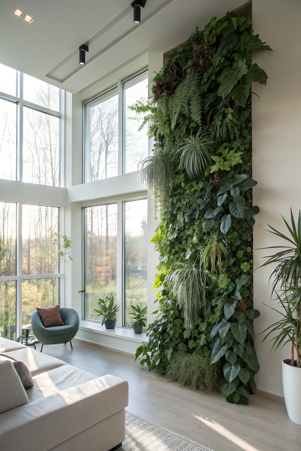 Chic Indoor Plant Wall Inspirations