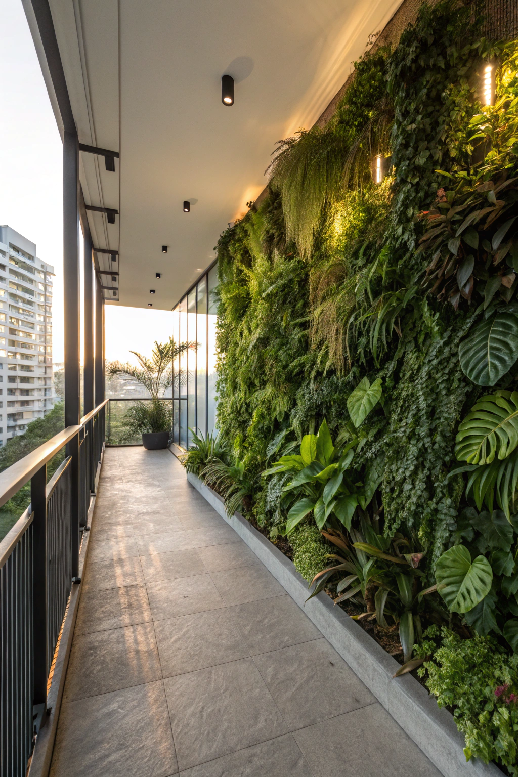 Balcony Plant Walls for Urban Living