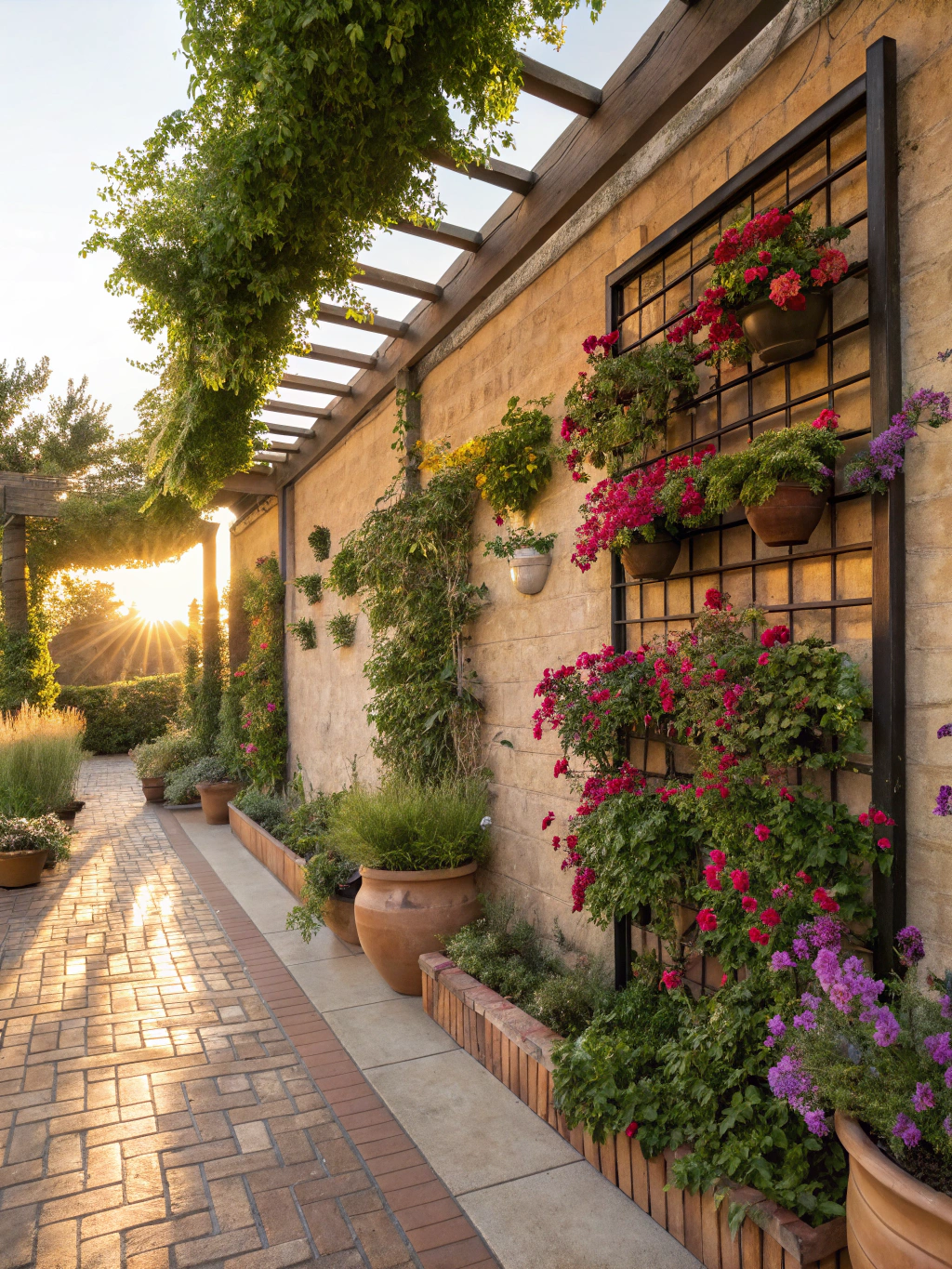 Patio Perfection with Vertical Gardens