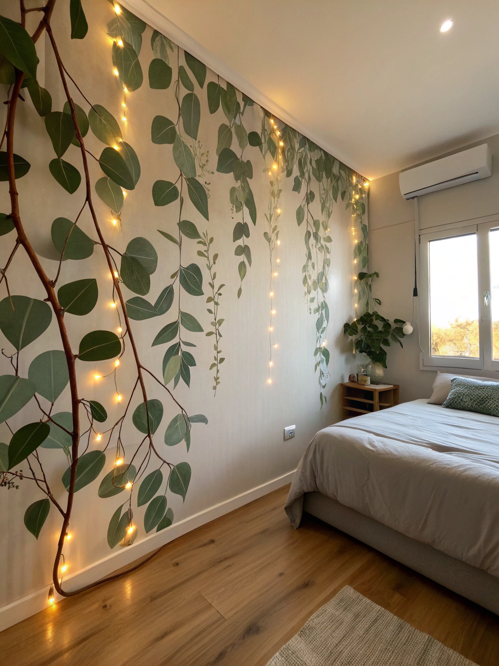 Enchanting Eucalyptus and LED Light Walls
