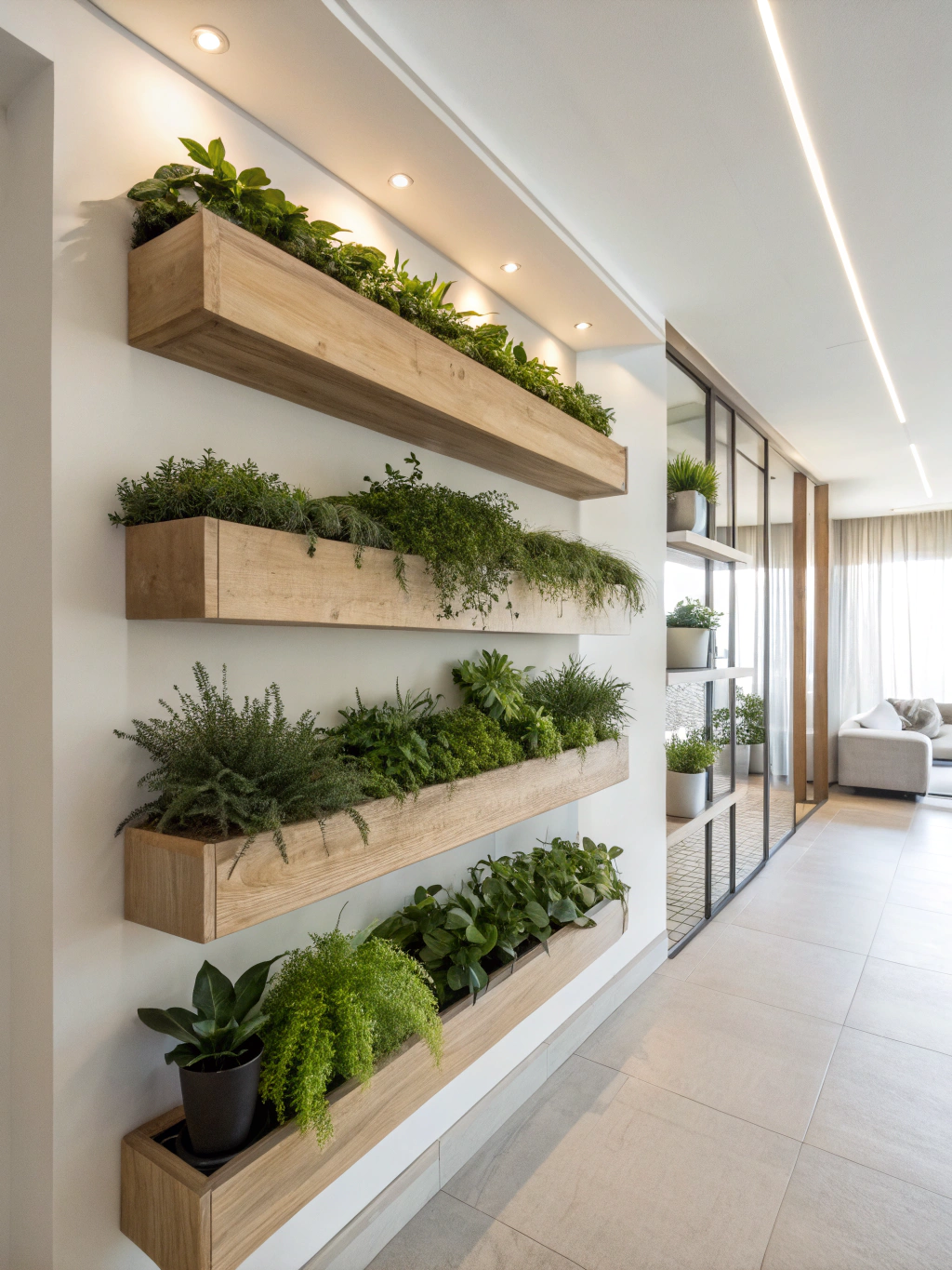 Floating Shelves for a Sleek Finish